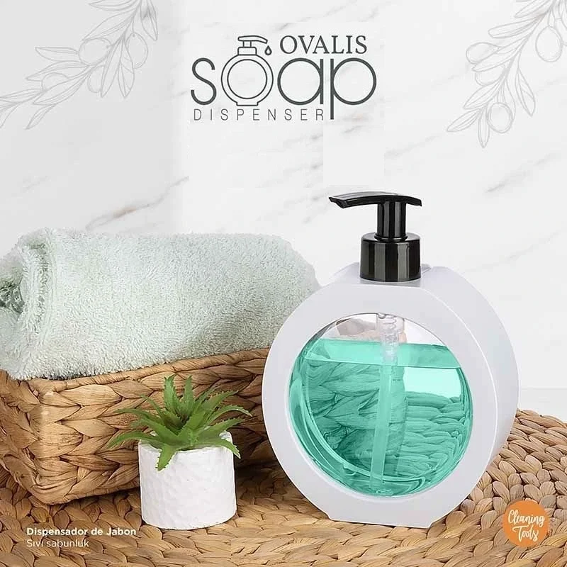 350 Ml Tezgah Üstü Oval Banyo Mutfak Sıvı Sabunluk Banyo Mutfak 350 Ml Tezgah Üstü Oval Banyo Mutfak Sıvı Sabunluk Banyo Mutfak