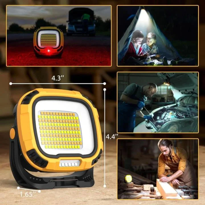 3500 Lümen Powerbank'li Mıknatıslı Çalışma Feneri - COB LED, Tripod Bağlantılı, USB Şarjlı Fiyatı, Yorumları ve Özellikleri
