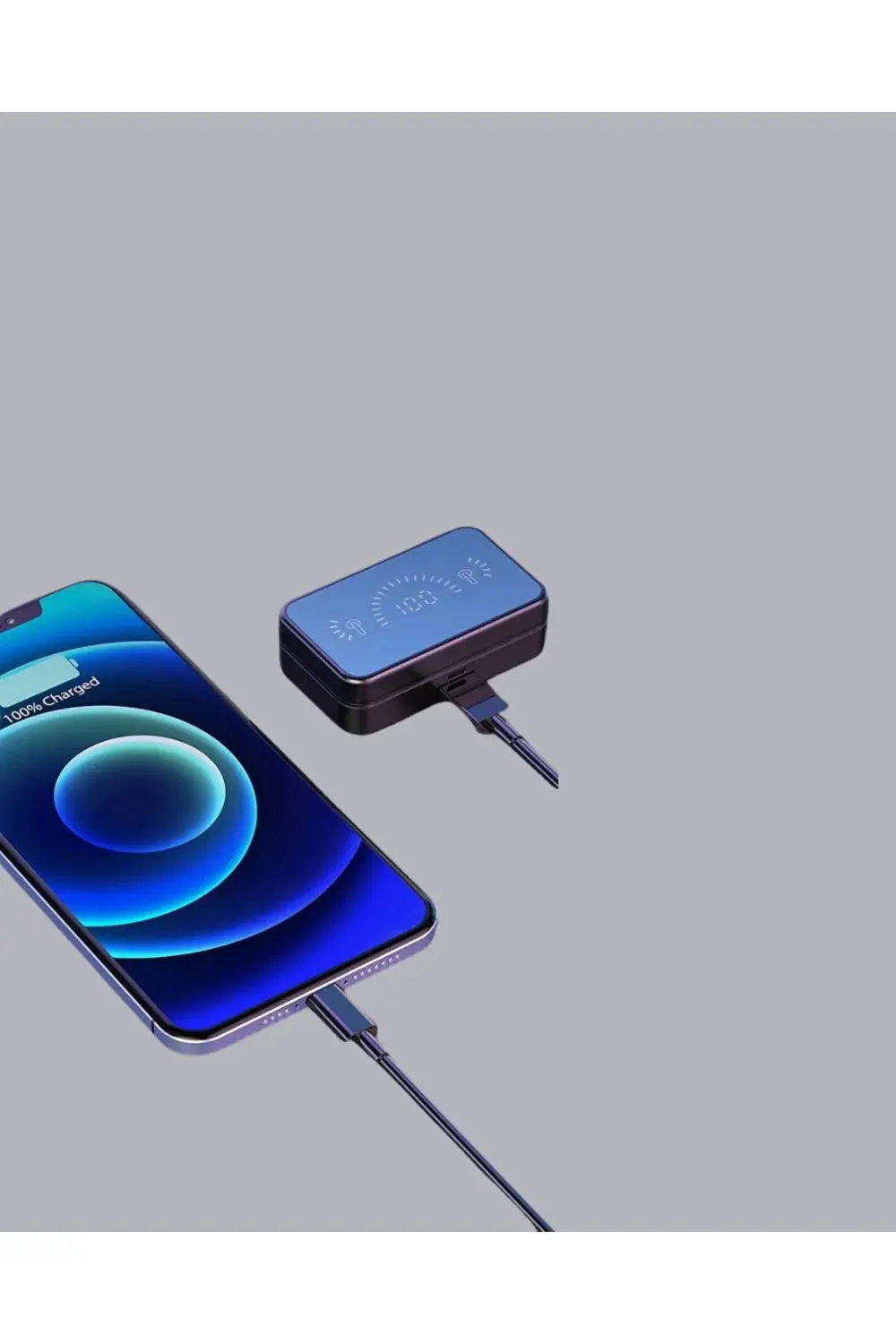 3500 mAh Şarj Kutulu Bluetooth 5.1 Kablosuz Kulaklık – Dokunmatik