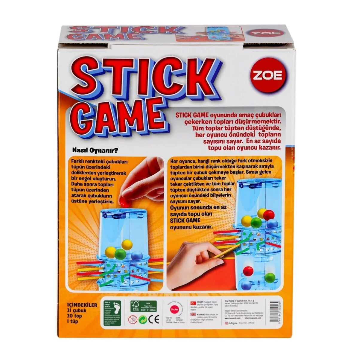 35006 Zoe Stick Game Fiyatı, Yorumları ve Özellikleri