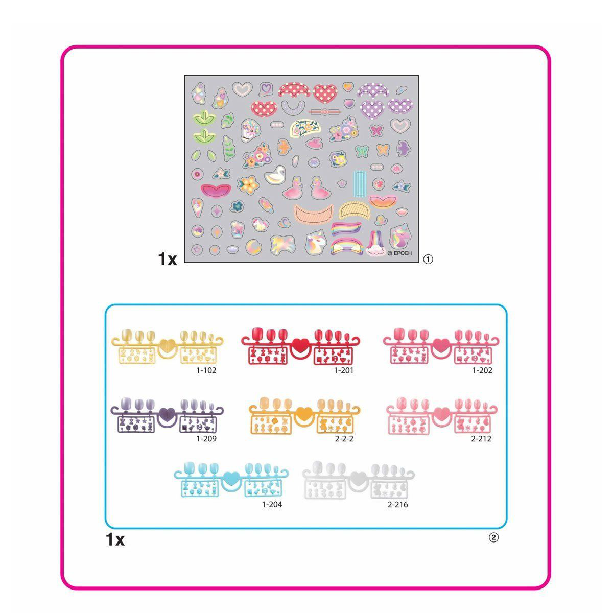 35059 AquaBeads Kalpler ve Kurdeleler - Yedek Tırnak Paketi +4 ya