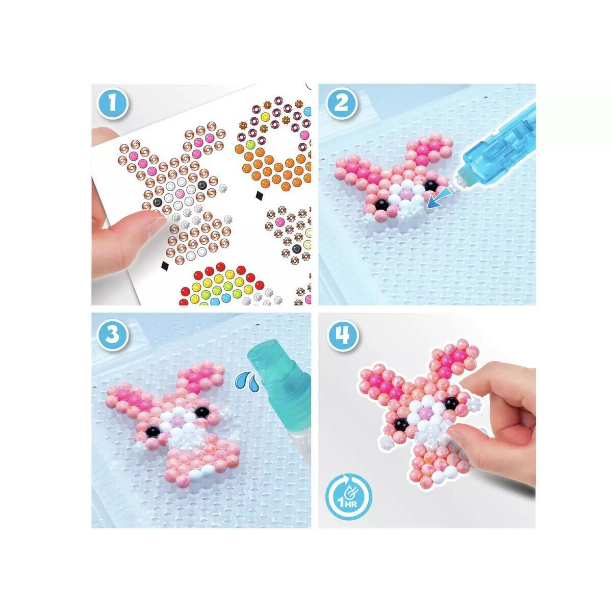 35087 AquaBeads Çantalı Başlangıç Stüdyosu 900 parça +4 yaş