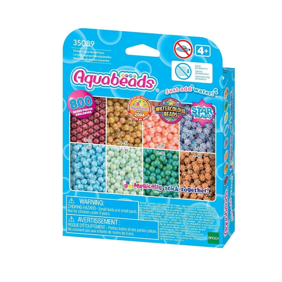 35089 AquaBeads Suluboya Renkleri Yedek Boncuk Pakedi- 800 parça