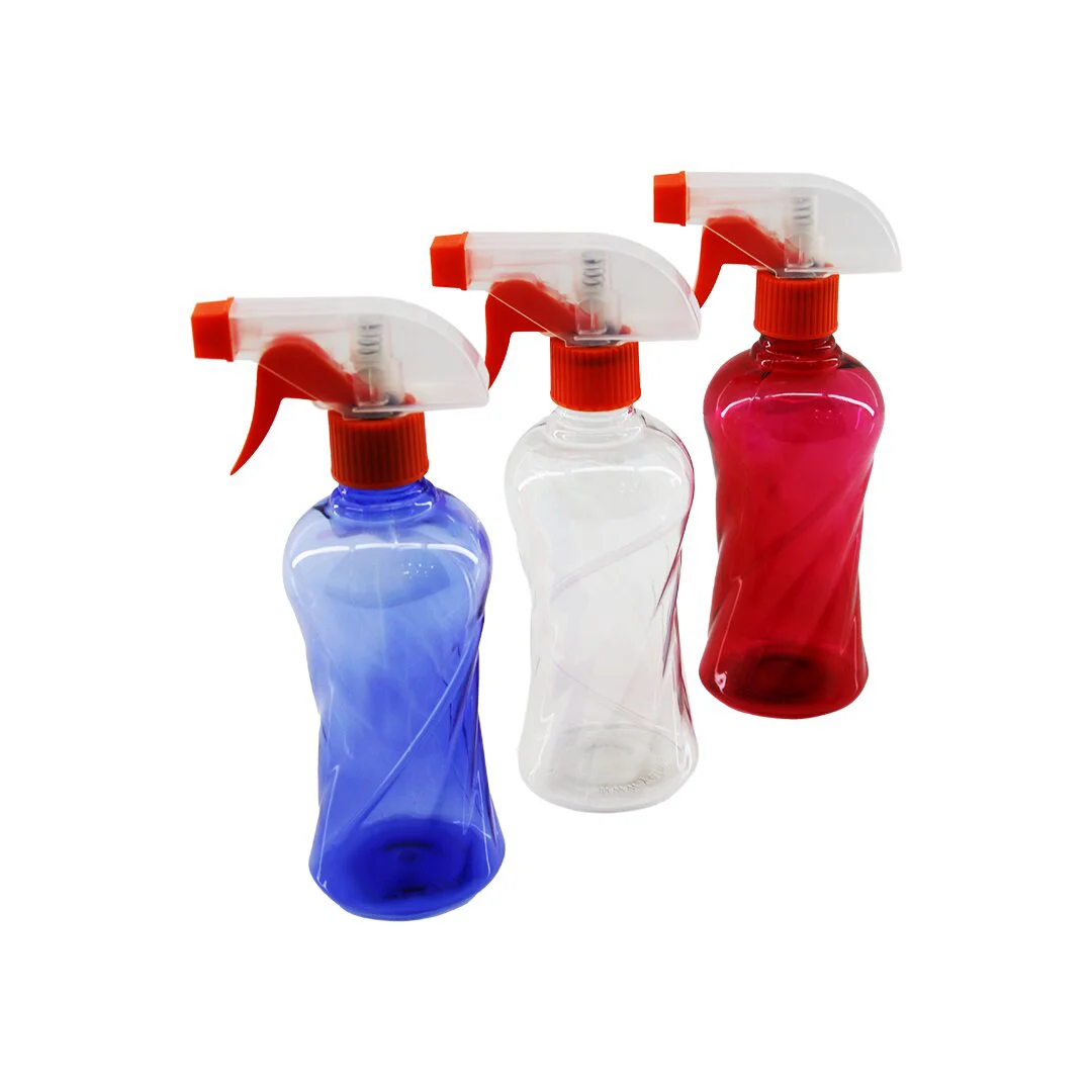 350ML Renkli Şeffaf Uzun - Plastik - Burgulu Boş Sprey Püskürtücü Şişe Fiyatı, Yorumları ve Özellikleri