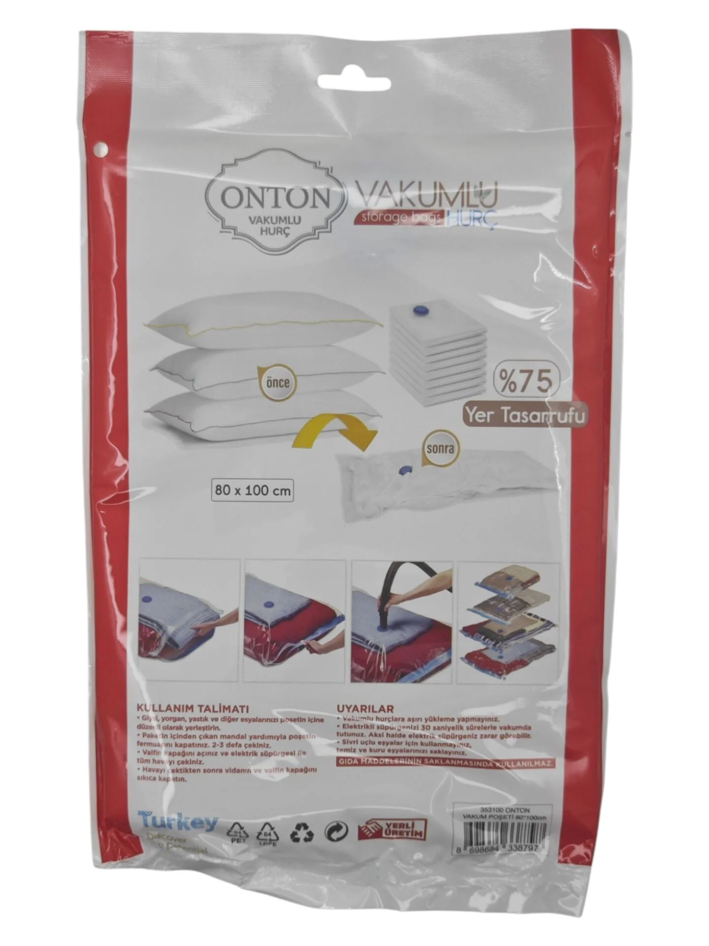 353100   Onton Vakumlu Hurç 80*100cm Fiyatı, Yorumları ve Özellikleri