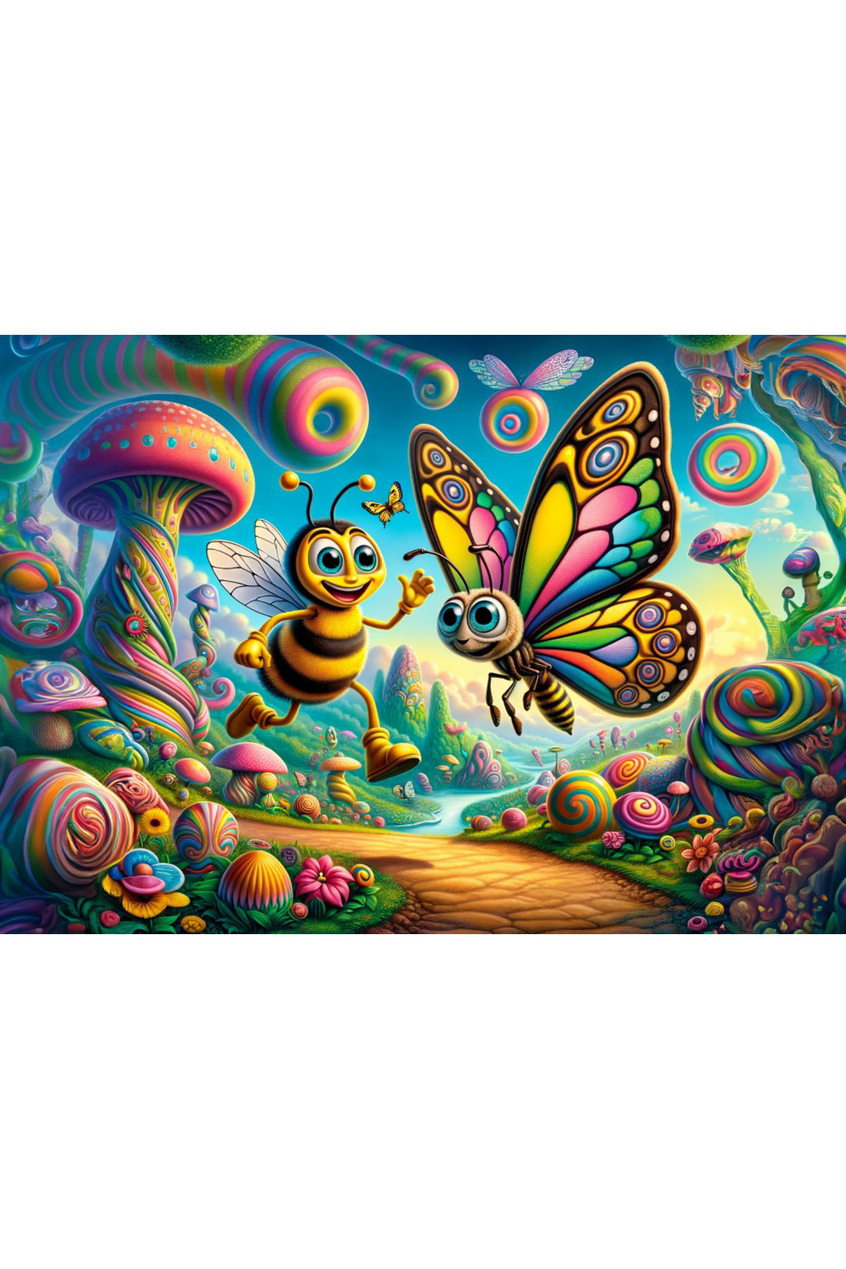 Art Puzzle 35323 Renkli Kanatlar 50 Parça Puzzle