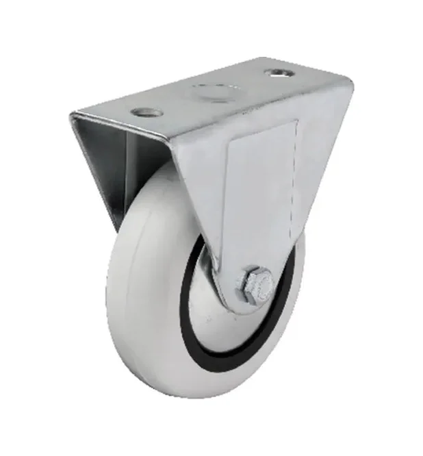 355 - 75x25 Mm Pvc Makaralı Sabit Teker 4 Adet