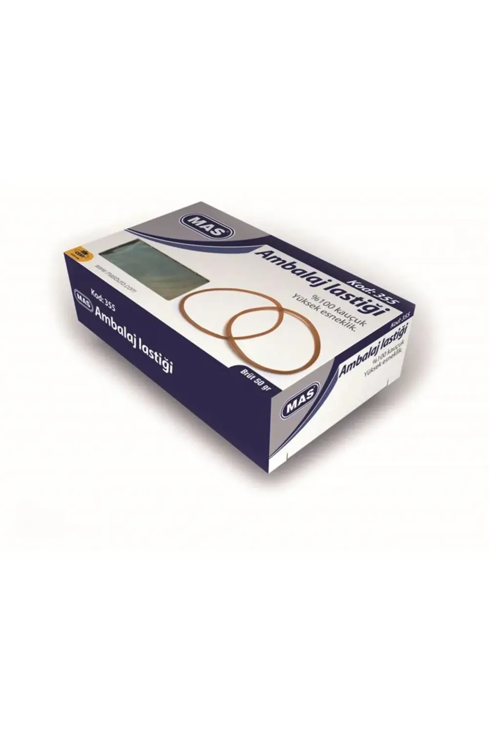 355 80/50 Mm 50 gr %100 Kauçuk Ambalaj Lastiği