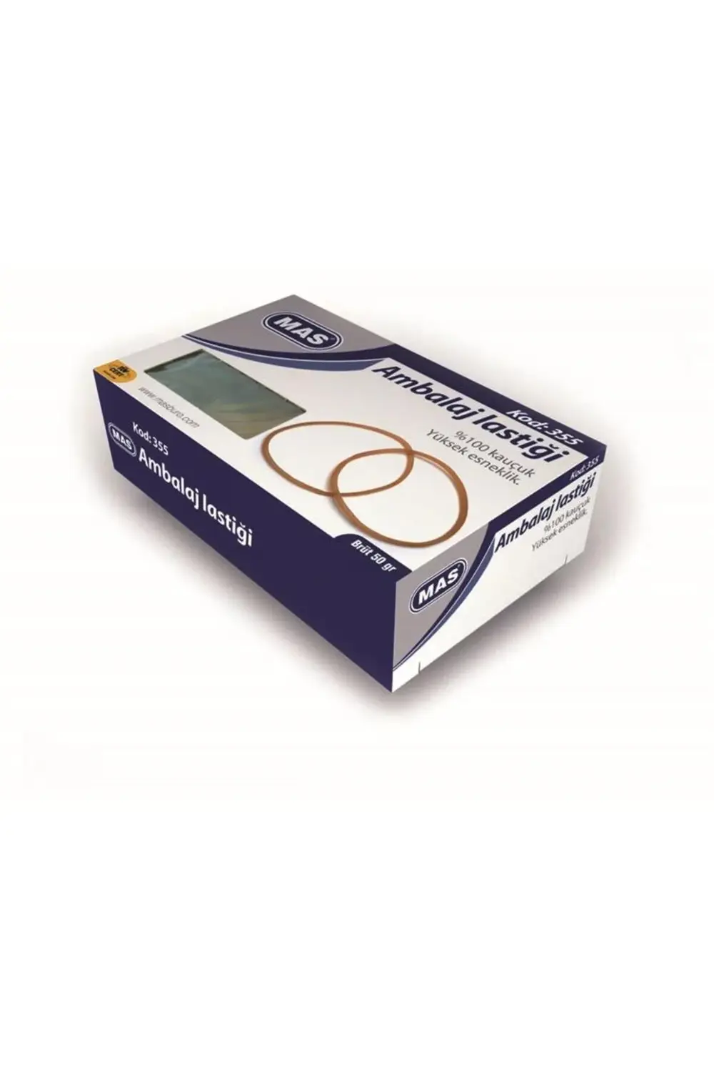 355 80/50 Mm 50 gr %100 Kauçuk Ambalaj Lastiği