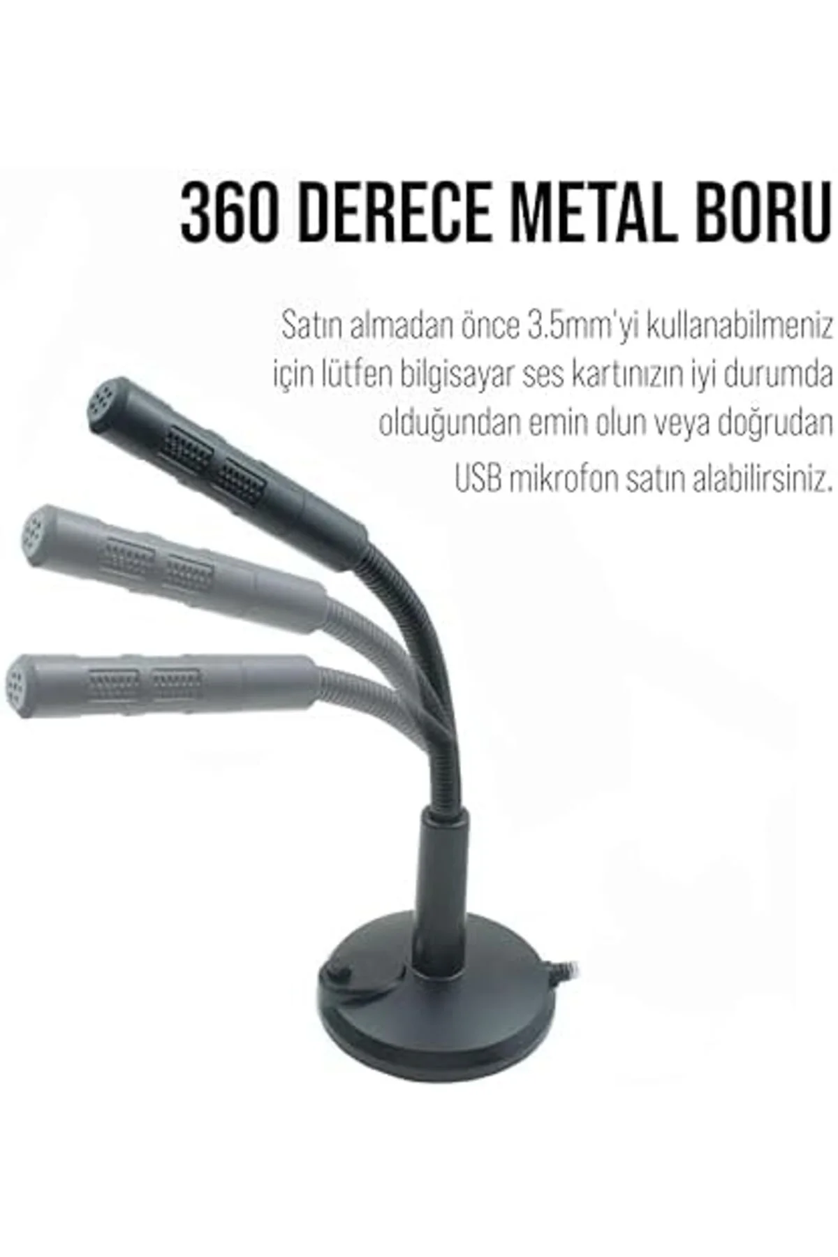 3,5mm Aux Girişli PC Tablet Mikrofonu (MC-7) AYR. 1135941
