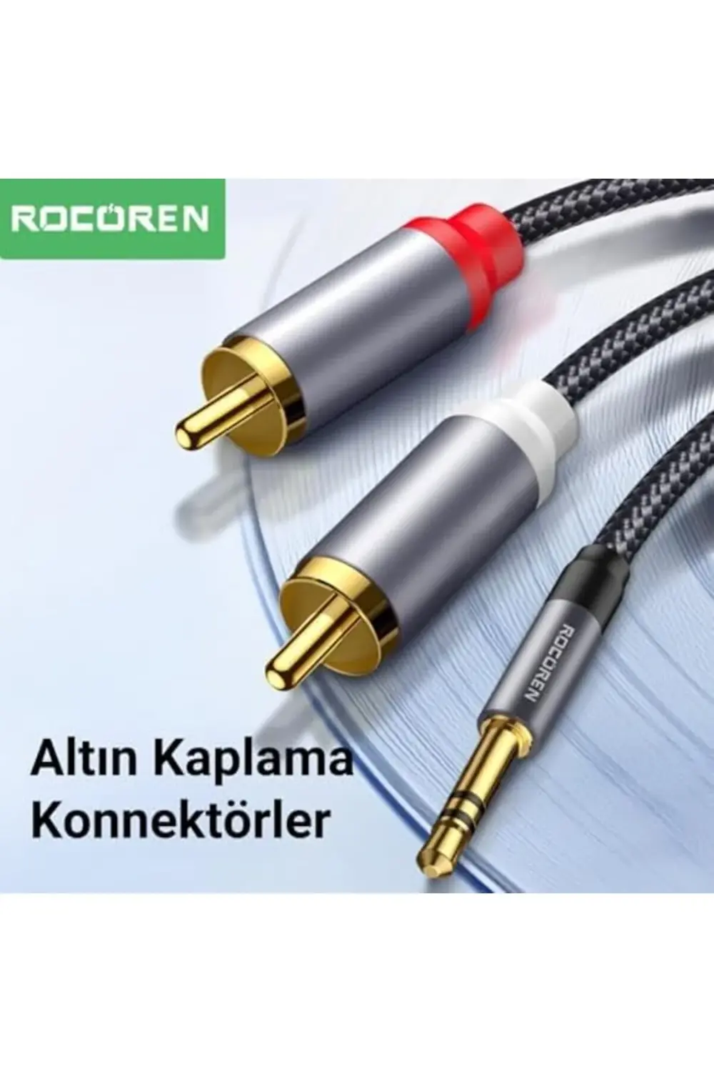 3.5mm AUX Jack to RCA Hi-Fi Ses Kablosu 1 Metre maxshtr 1053513