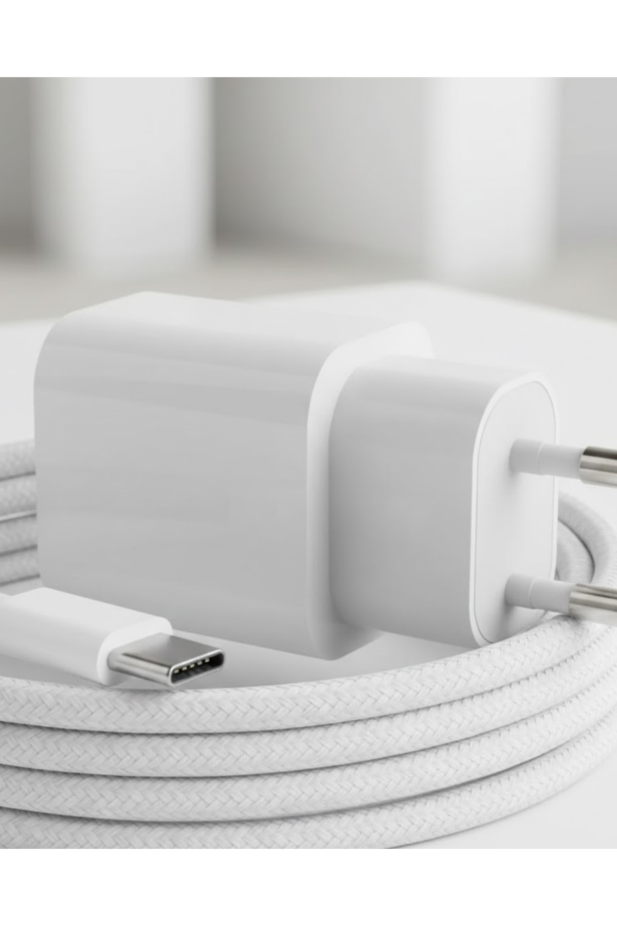 35W USB-C Hızlı Şarj Adaptörü Type-C to C Kablo Seti - Lisinya
