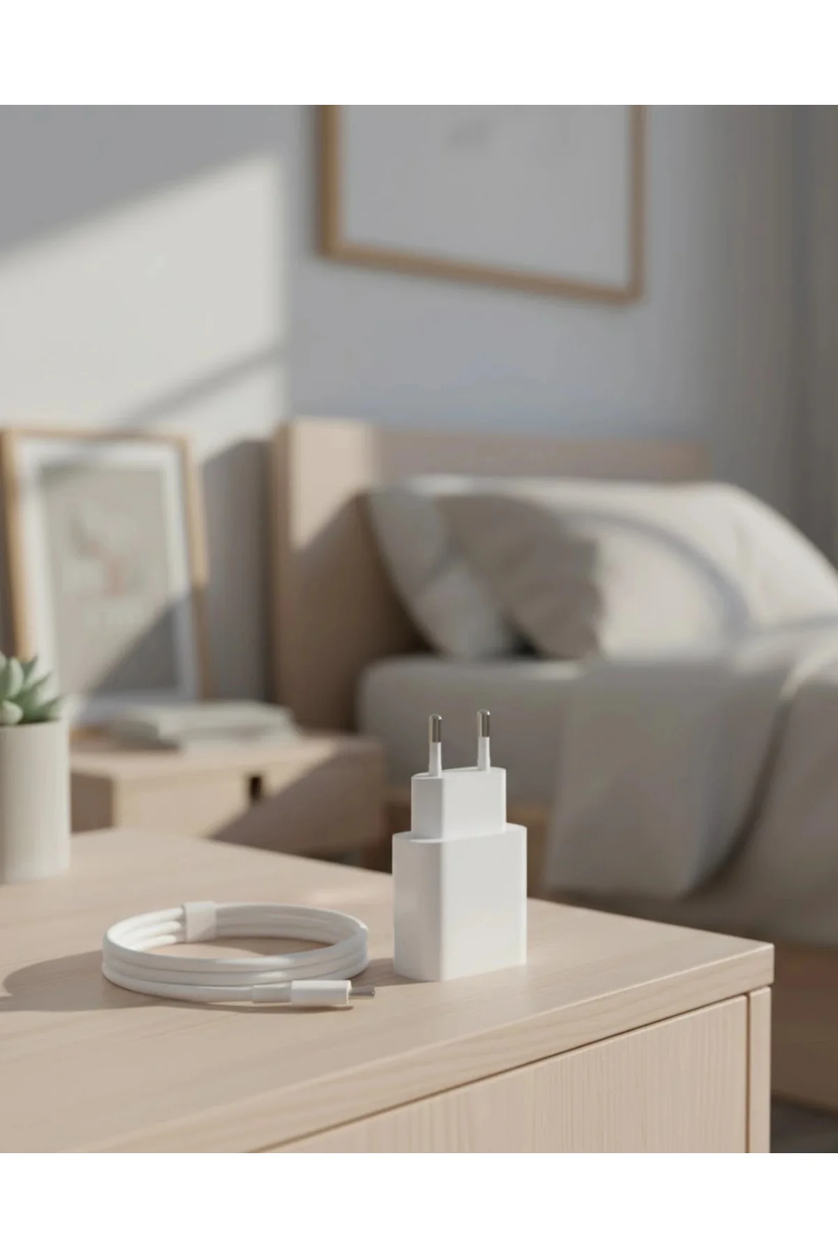 35W USB-C Hızlı Şarj Adaptörü Type-C to C Kablo Seti