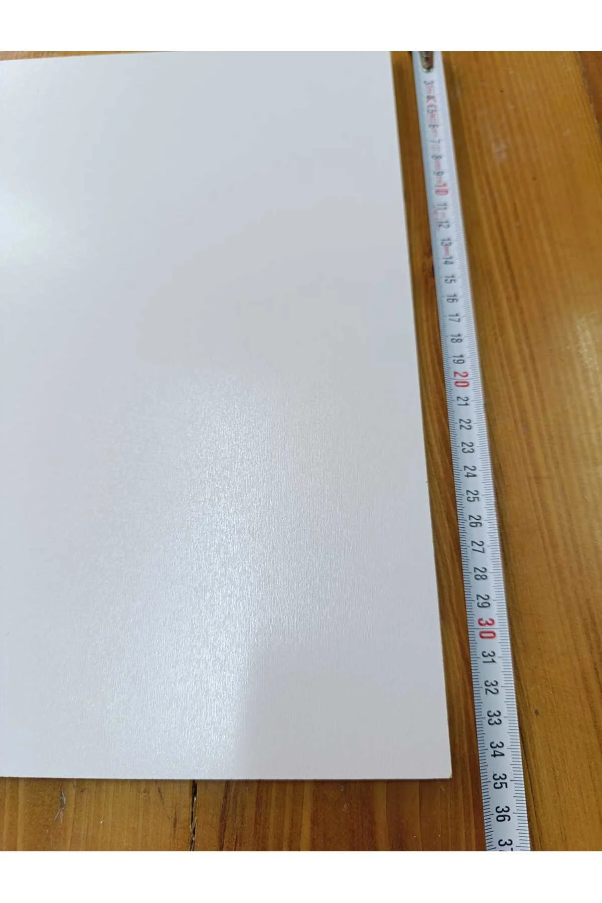 35x35 Cm Beyaz Pasta Altlığı ve Çok Amaçlı Dekoratif MDF Panel - 