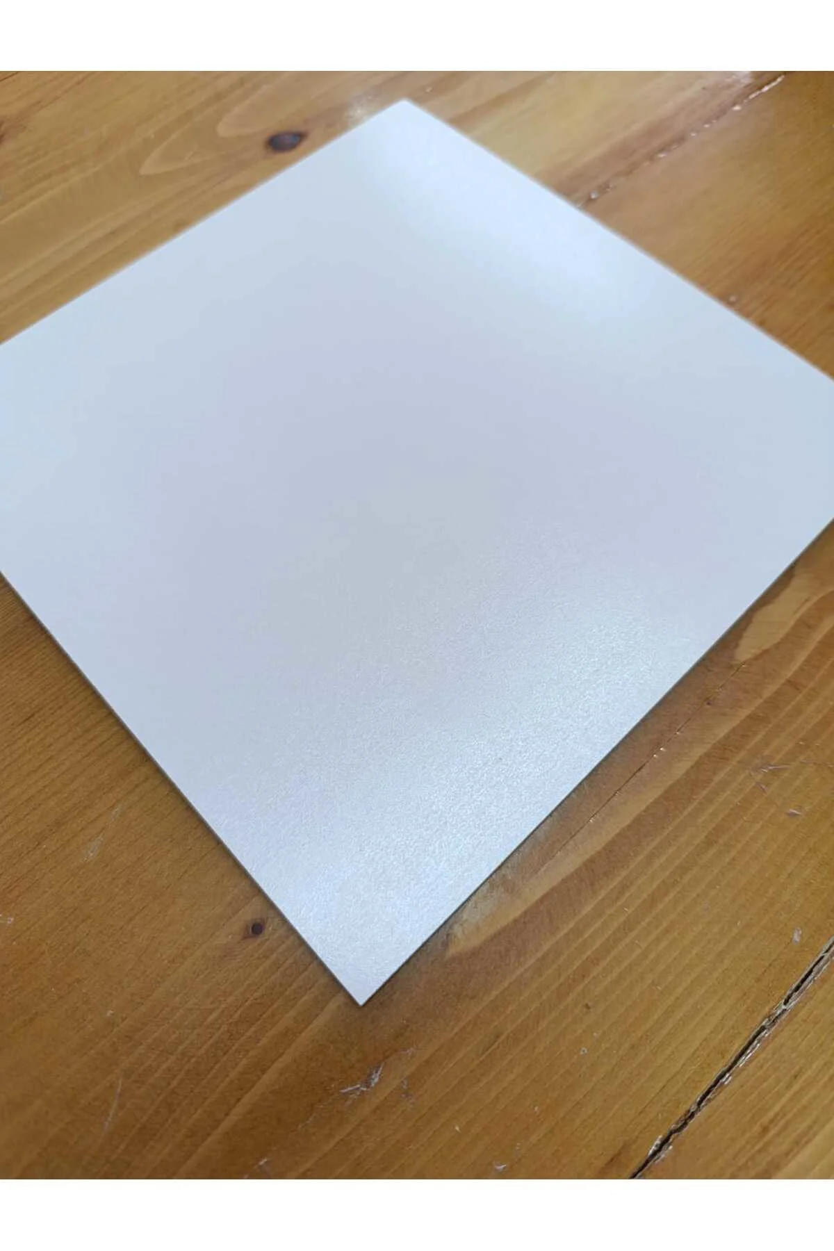 35x35 Cm Beyaz Pasta Altlığı ve Çok Amaçlı Dekoratif MDF Panel - 