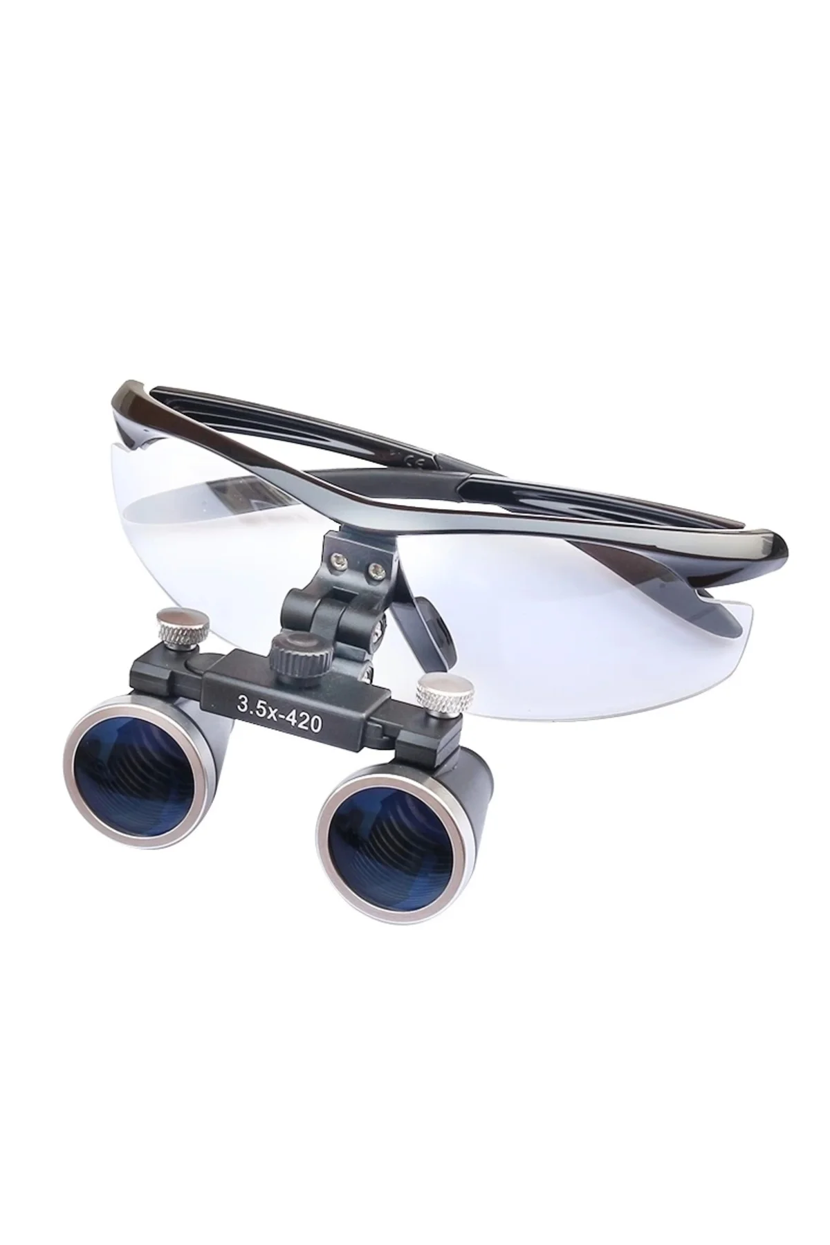 3.5x420mm Diş Cerrahi Gözlük Lens Büyüteç,taşıma Çantalı