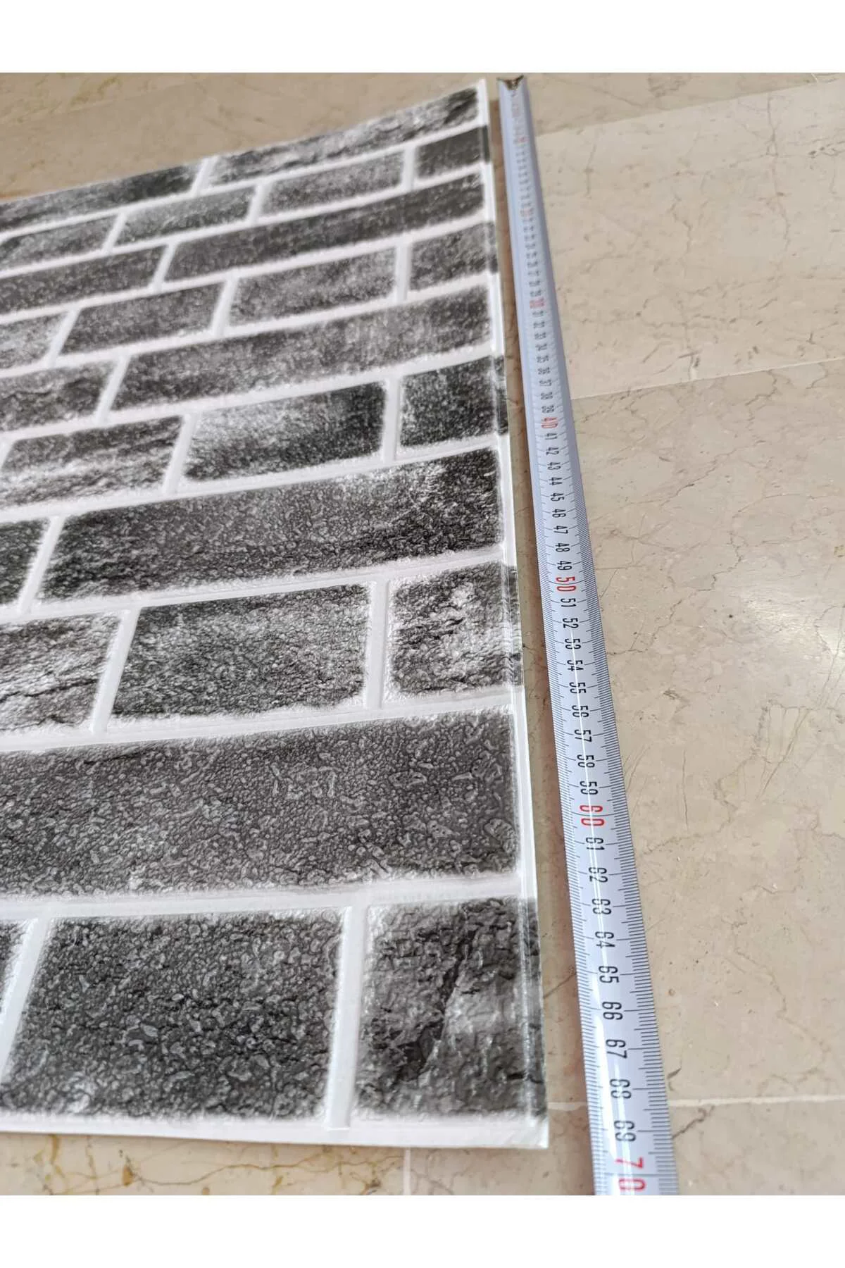 35x70 Cm Kendinden Yapışkanlı Esnek Köpük Duvar Kağıdı Paneli 3d 
