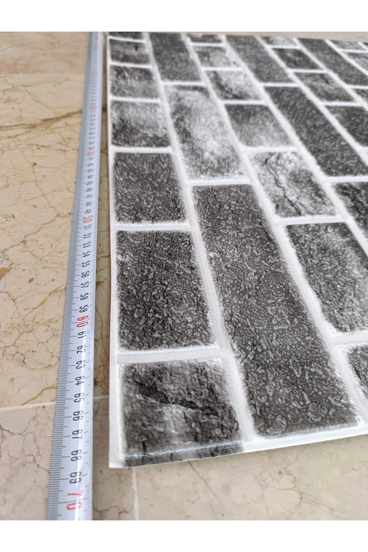 35x70 Cm Kendinden Yapışkanlı Esnek Köpük Duvar Kağıdı Paneli 3d 