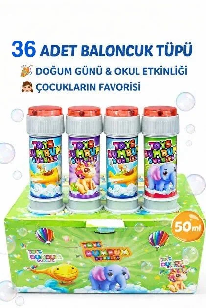 36 Adet Bumbum Baloncuk Köpük Tüpü Bx40 Fiyatı, Yorumları ve Özellikleri