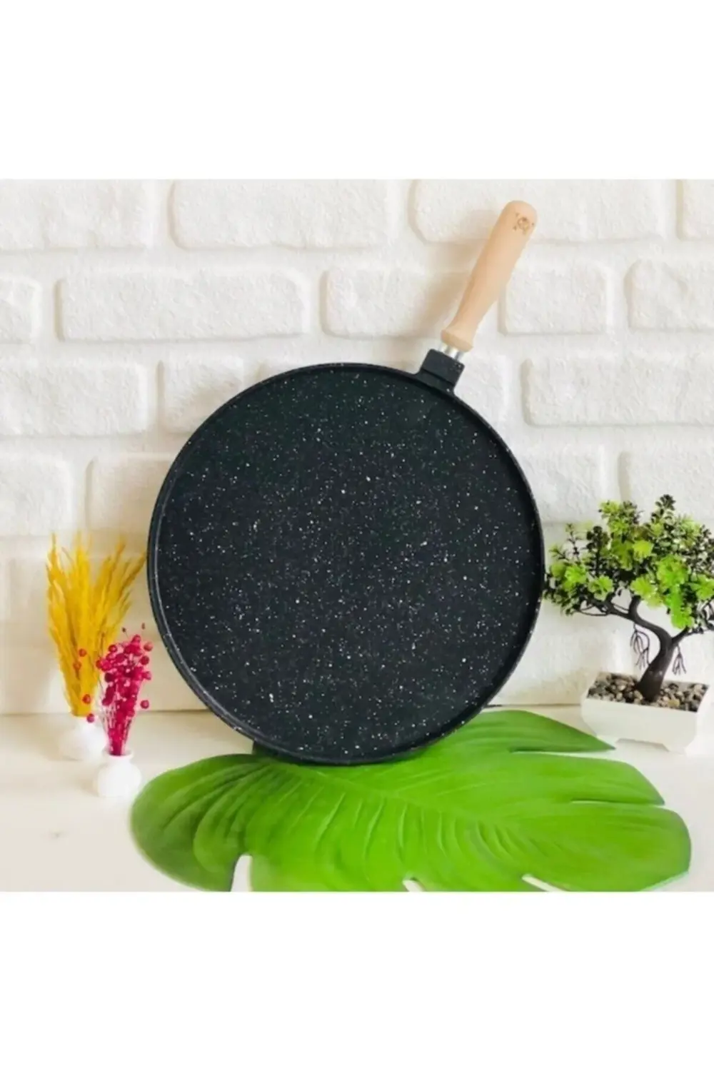 36 Cm Döküm Bazlama Gözleme Tavası