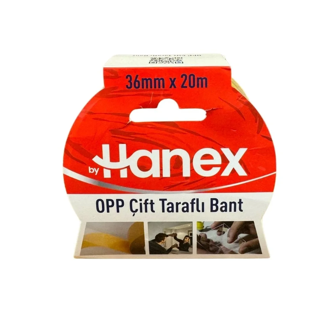 36 mm x 20 m Opp Çift Taraflı Bant 36 mm x 20 m Opp Çift Taraflı Bant