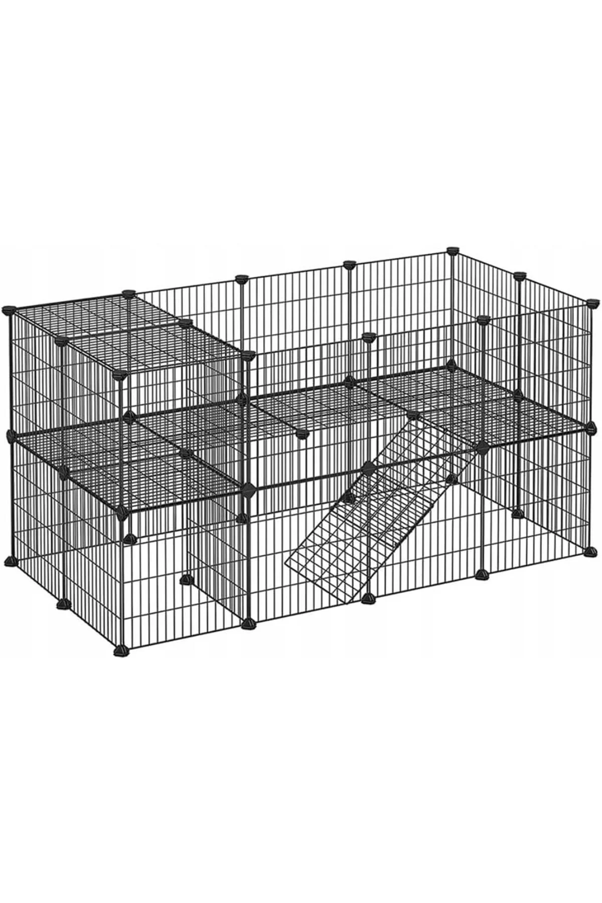 36 Panel Evcil Küçük Hayvan Kedi Köpek Kuş Evi Kafesi Oyun Parkı 