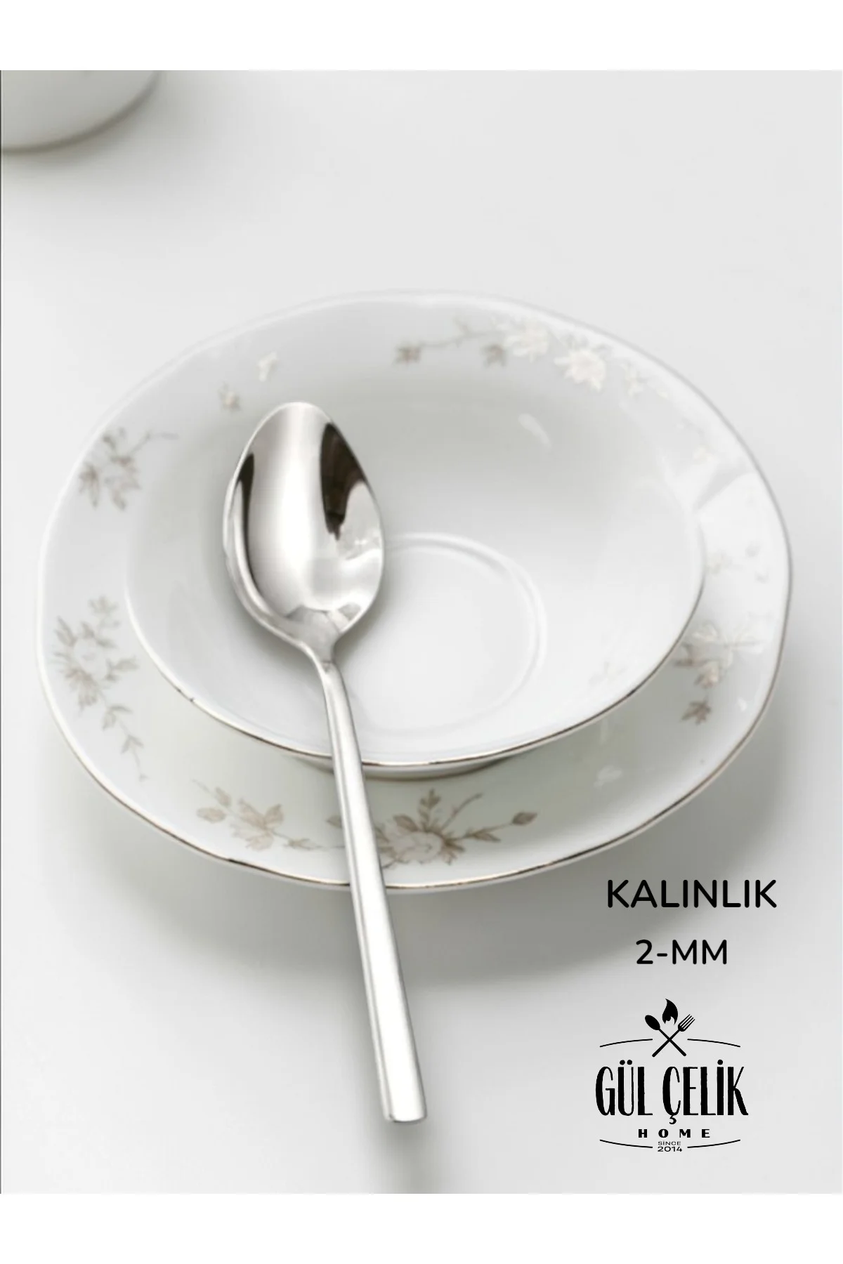 36 Parça Sade 6 Kişilik Lüx Çatal & Kaşık & Bıçak Takımı 18/10 - 