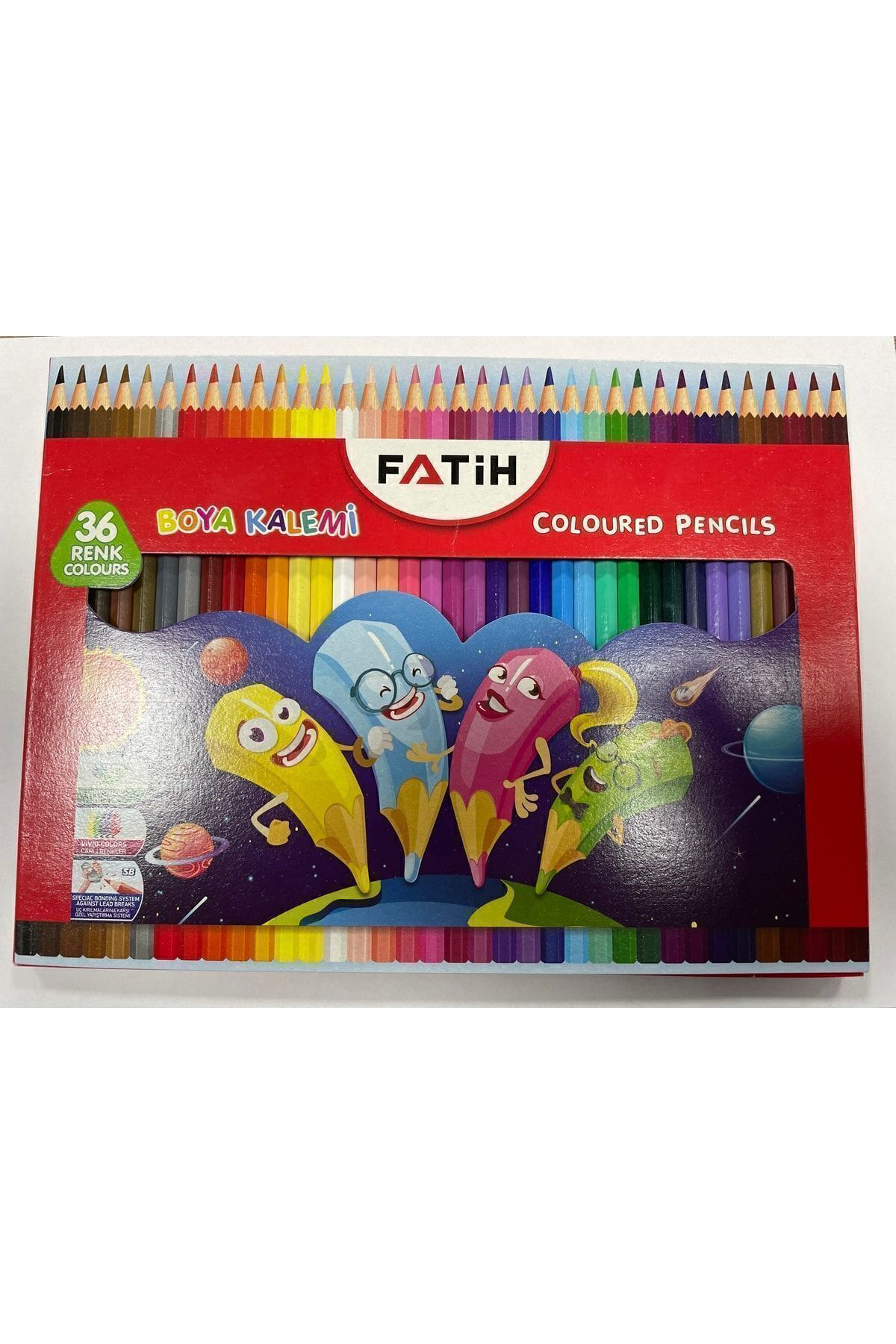 Fatih 36 Renk Kuru Boya Kalemi