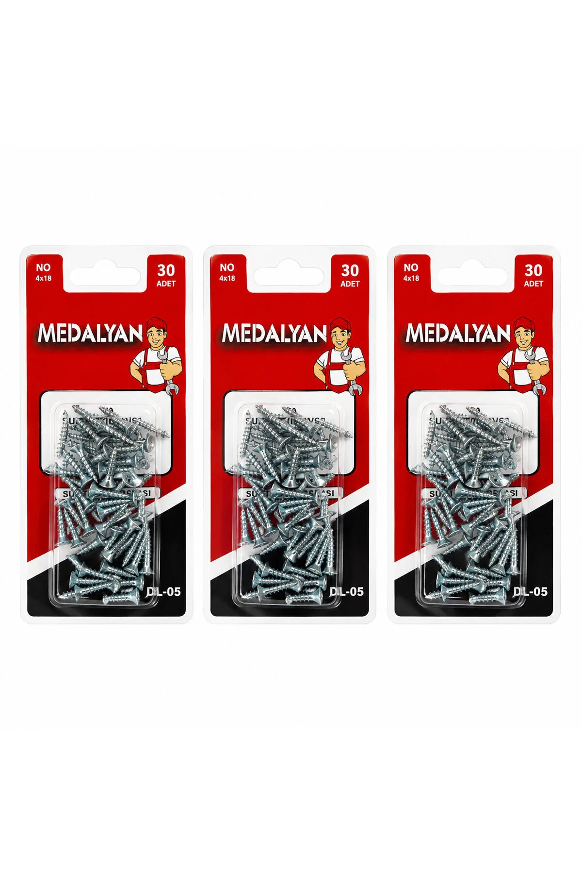360 Adet 4X18 Sunta Vidası 12X30PCS 360 Adet 4X18 Sunta Vidası 12X30PCS