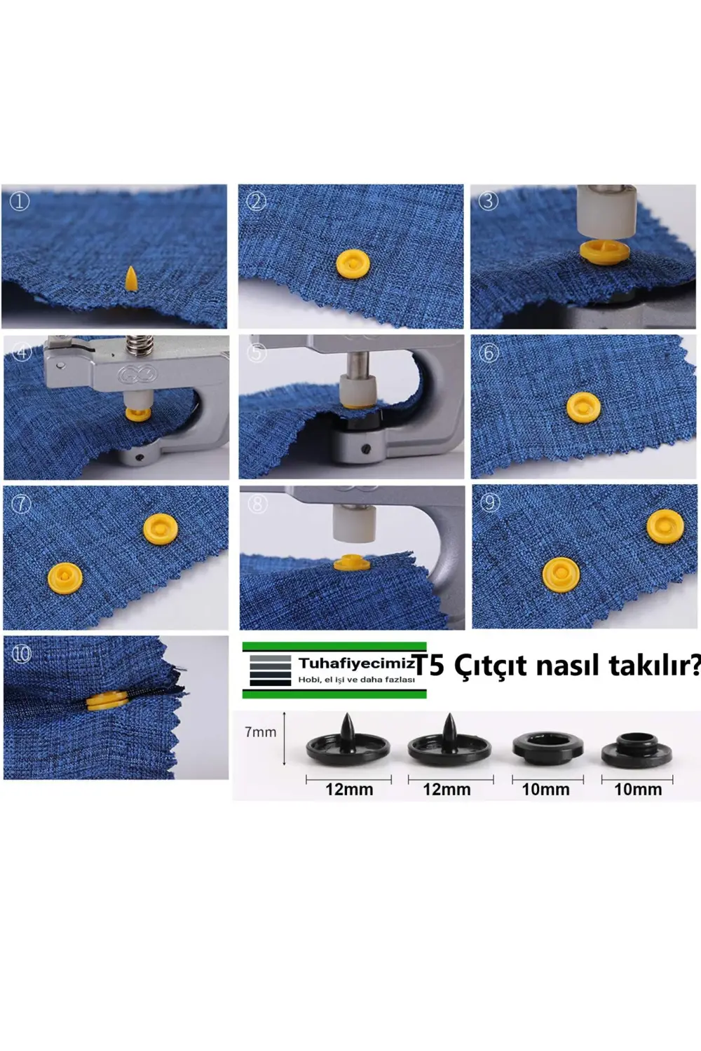 Tuhafiyecimiz 360 Adet Plastik Çitçit Ve El Pense Seti