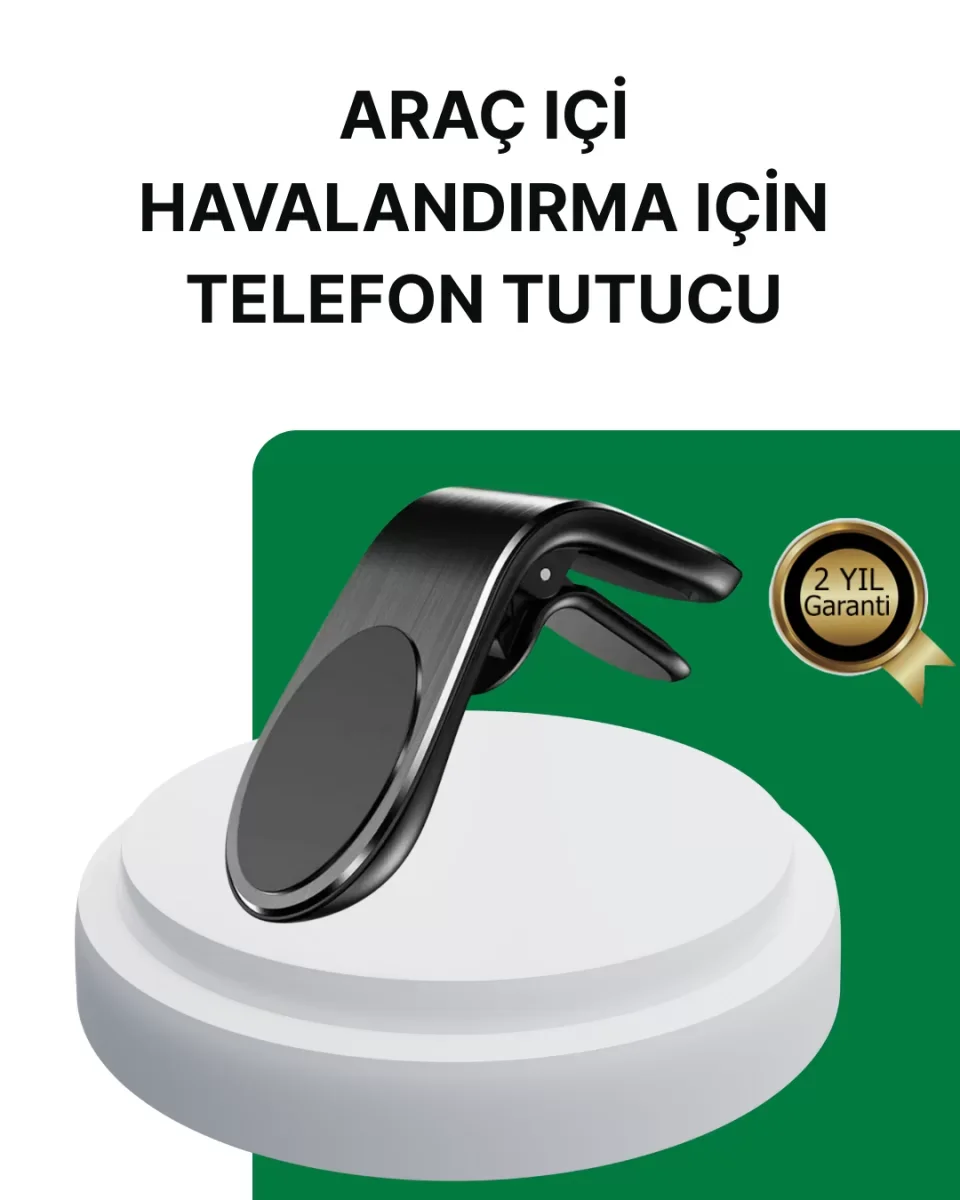 360° Ayarlanabilir Araç Telefon Tutucu – Tüm Telefonlarla Uyumlu - Lisinya