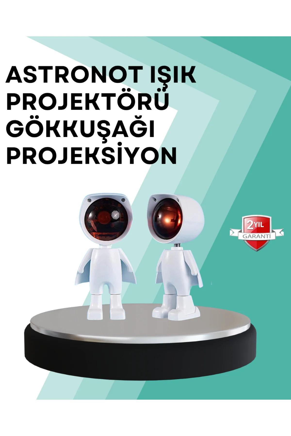 360° Ayarlanabilir Başlıklı Astronot Gece Lambası 360° Ayarlanabilir Başlıklı Astronot Gece Lambası