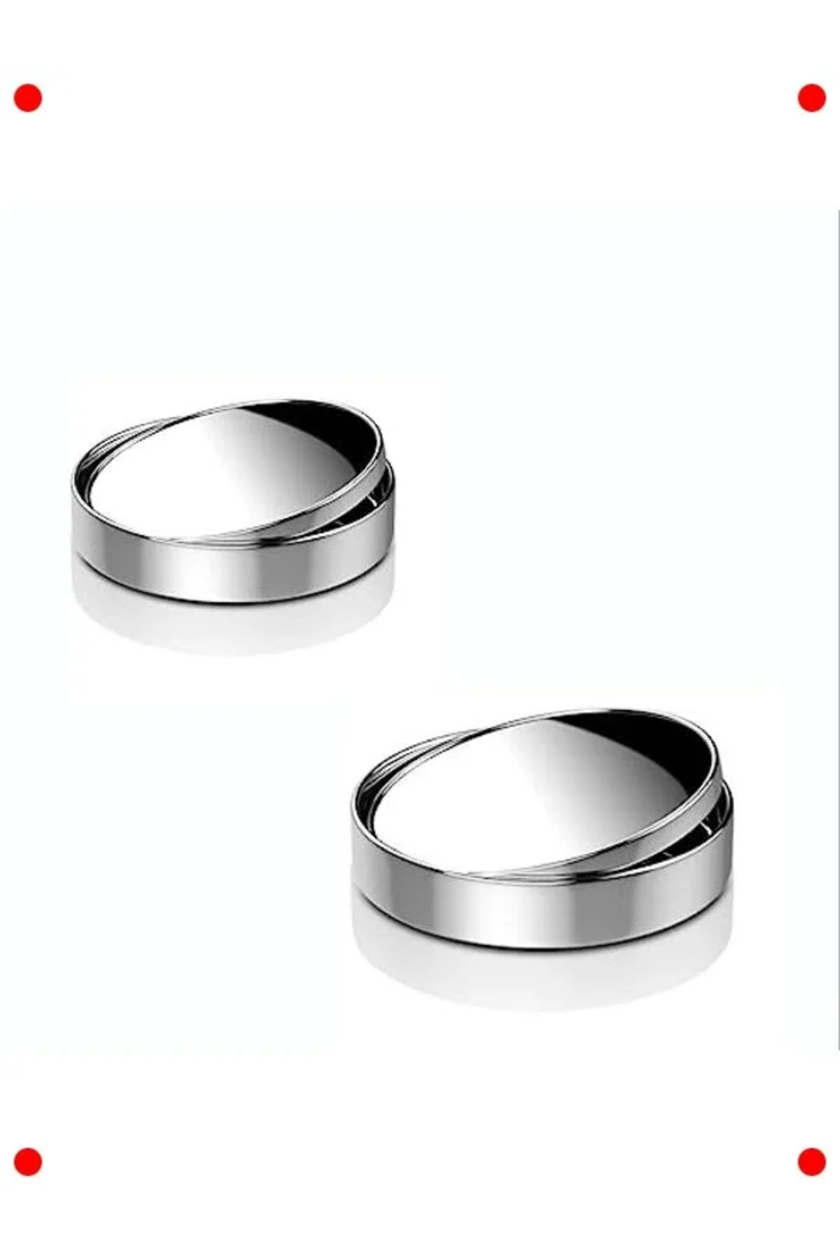 360° Ayarlanabilir Çerçeveli Kör Nokta Aynası (2 Adet)