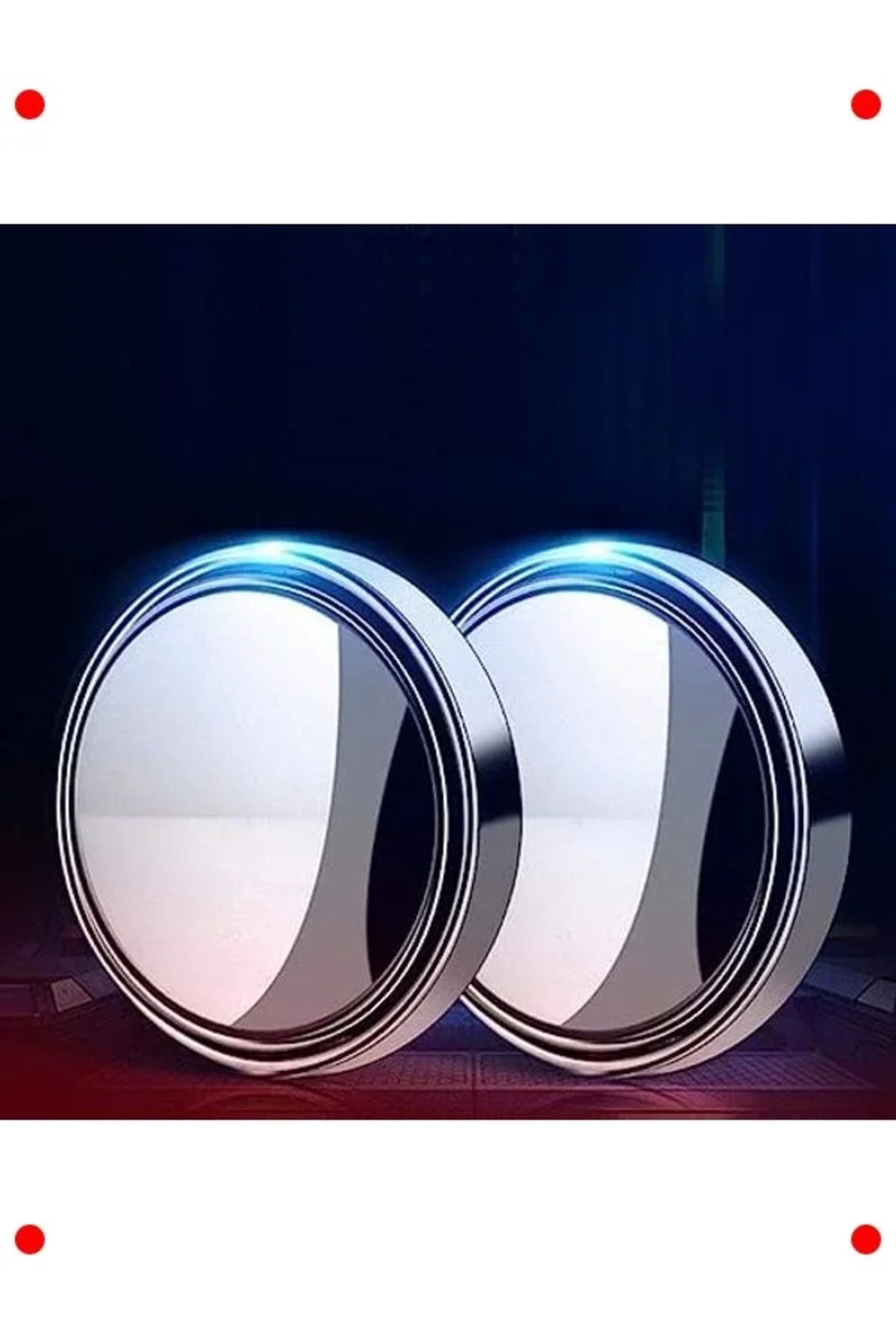 360° Ayarlanabilir Çerçeveli Kör Nokta Aynası (2 Adet)