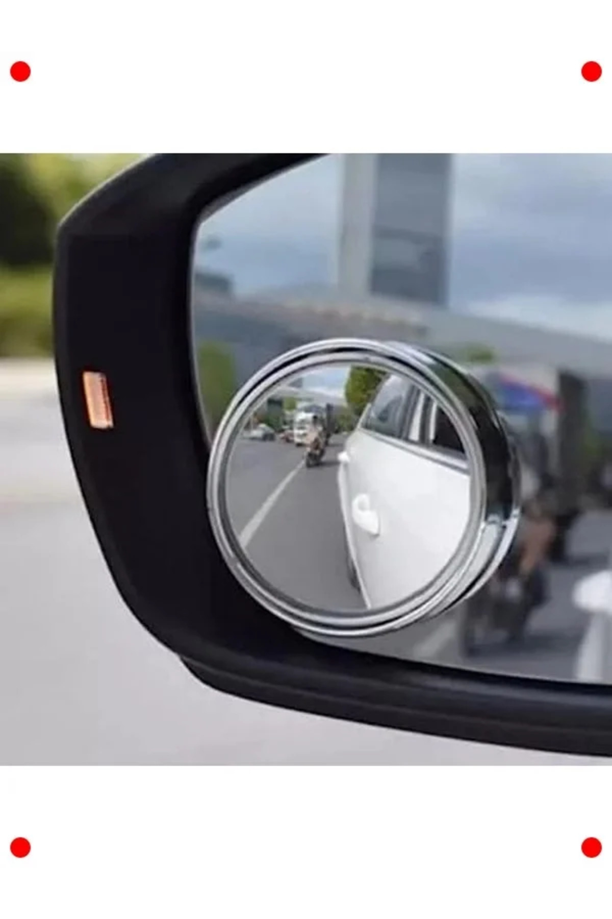 360° Ayarlanabilir Çerçeveli Kör Nokta Aynası (2 Adet)