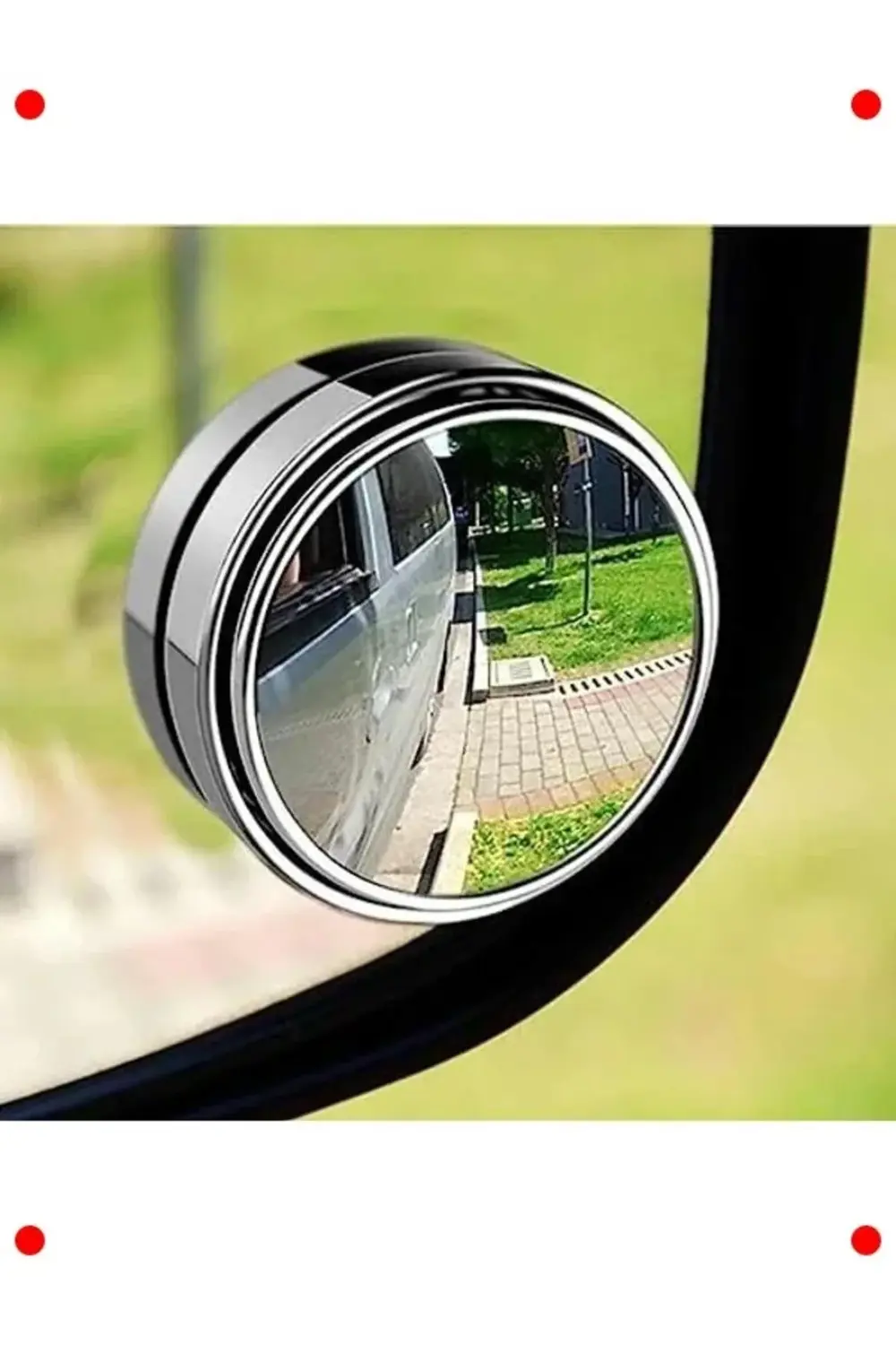 360° Ayarlanabilir Çerçeveli Kör Nokta Aynası (2 Adet)