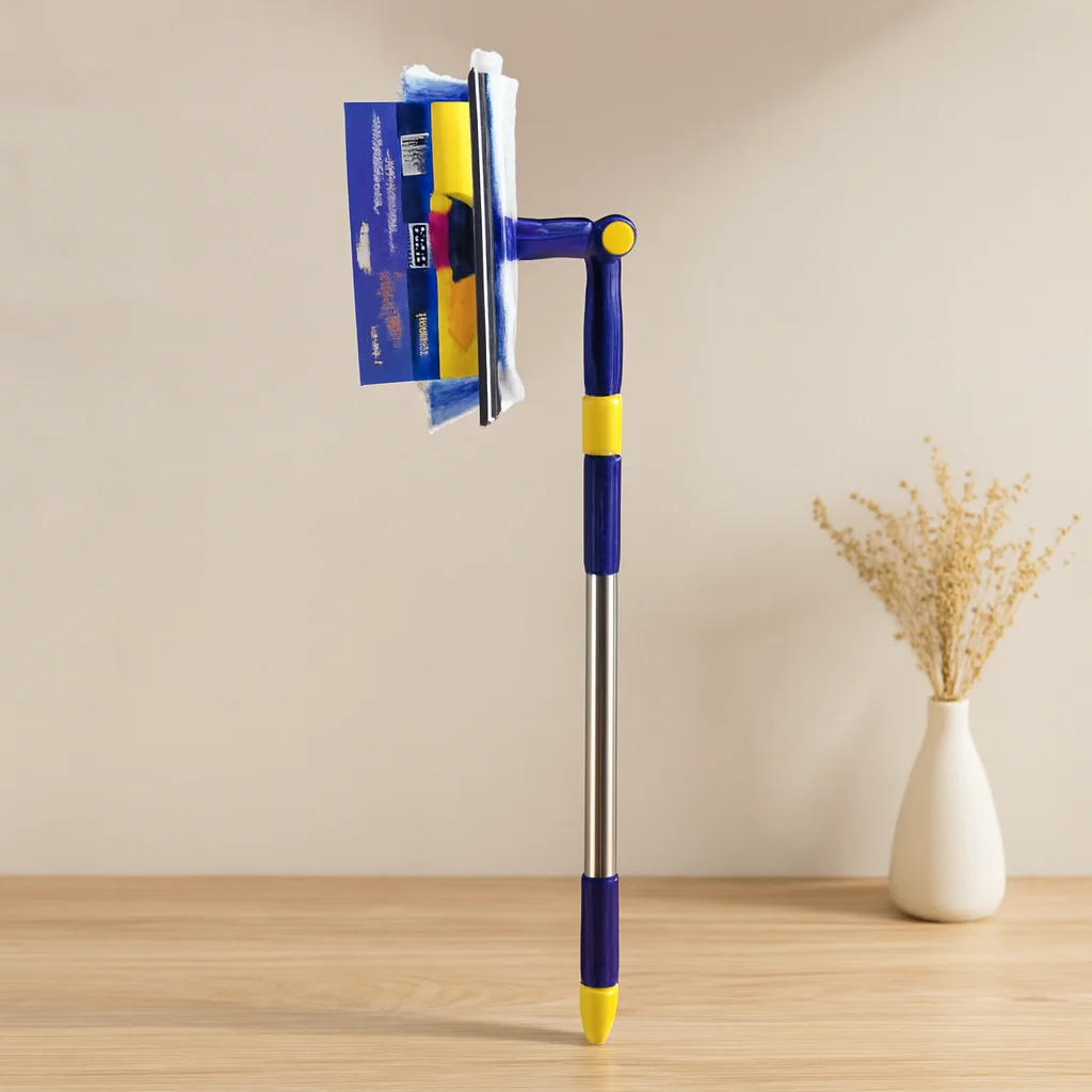 360° Başlıklı Uzayan Saplı 2'li Cam Sil ve Mikrofiber Mop 24.5 cm (85-133 cm) Fiyatı, Yorumları ve Özellikleri