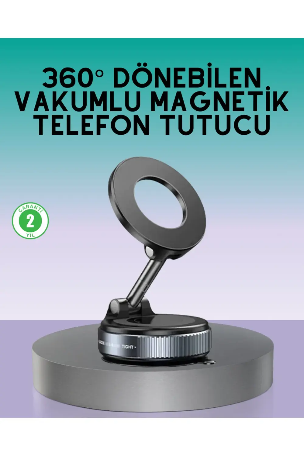 360 Derece Ayarlanabilir Manyetik Araç Telefon Standı