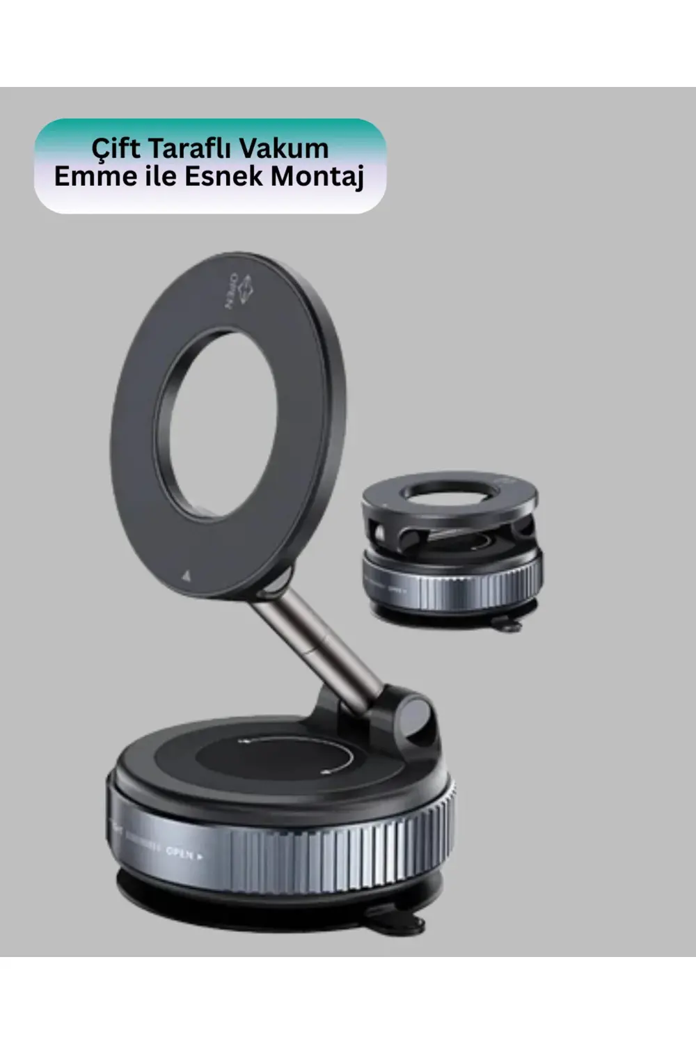 360 Derece Ayarlanabilir Manyetik Araç Telefon Standı