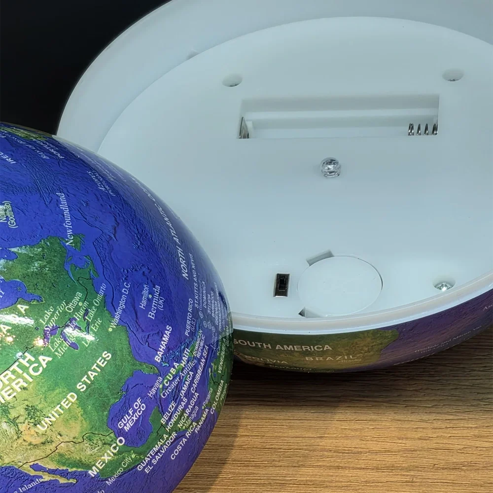 360 Derece Dönen LED Işıklı Mavi Dünya Küresi Fiyatı, Yorumları ve Özellikleri