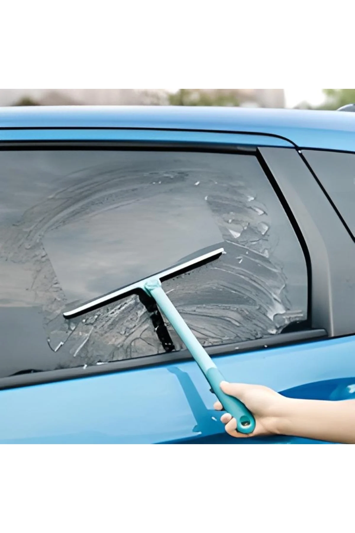 360 Derece Döner Başlıklı Cam Sil Çok Amaçlı Pratik Cam Ayna Faya