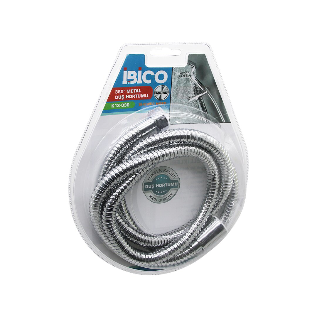 360 DERECE - METAL  DUŞ HORTUMU  1.5MT   VAKUMLU AMBALAJ   ANTİ T