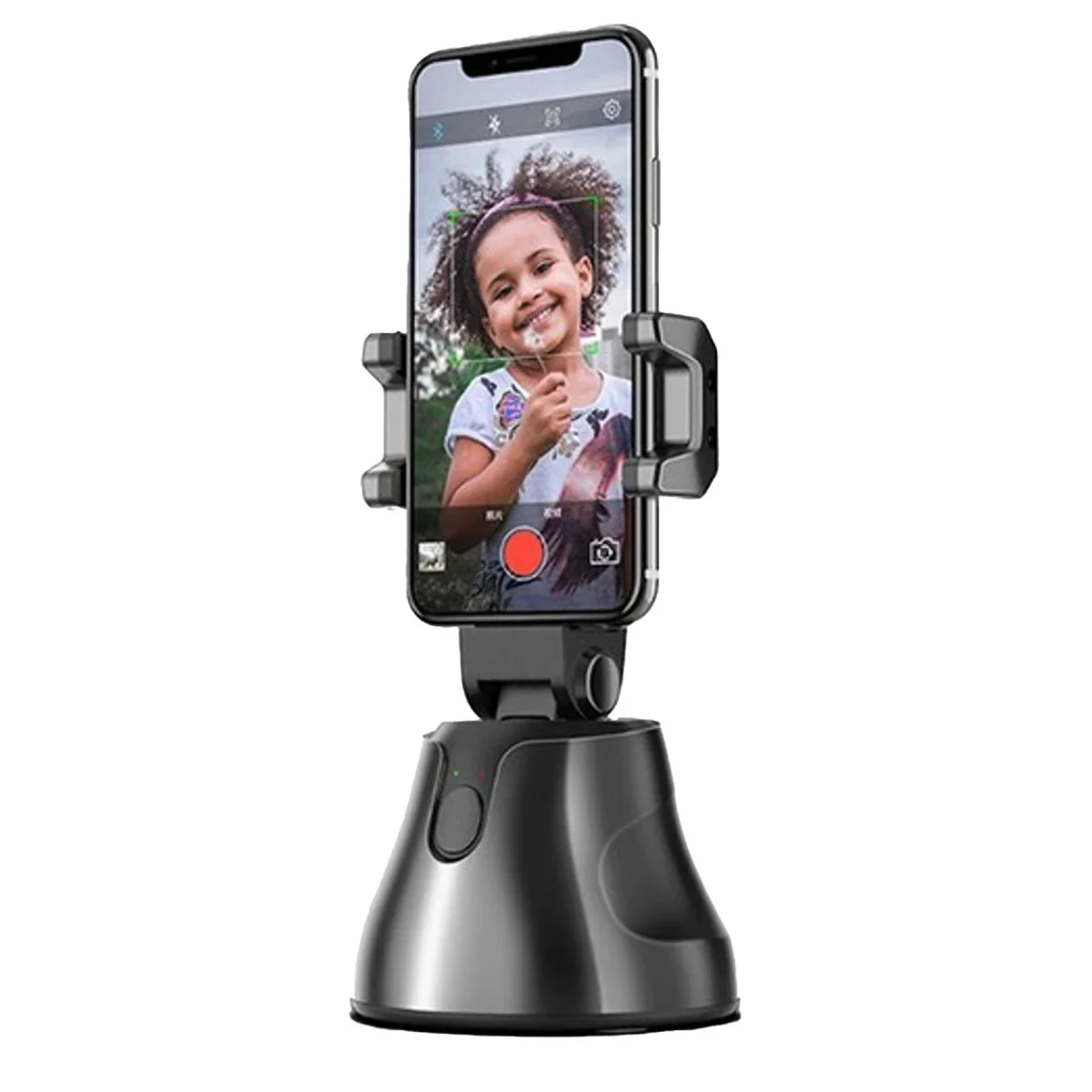 360 Derece Takip Edilebilir Selfie Gimbal - Siyah