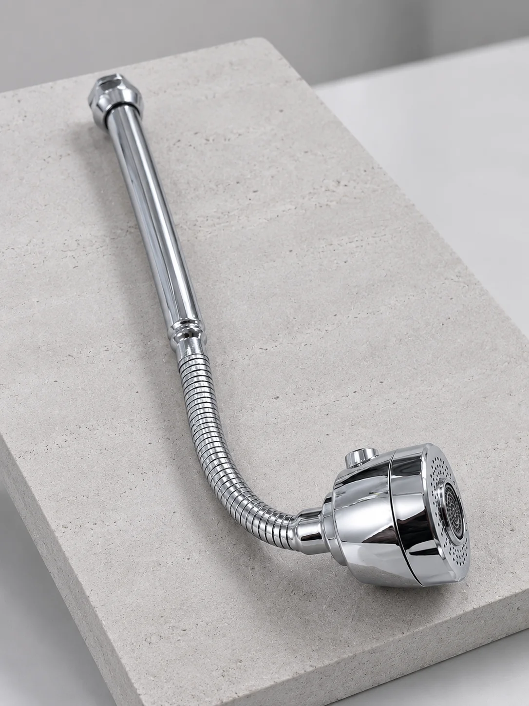 360° Dönebilen Ayarlanabilir Musluk Uzatma Aparatı Esnek Spiral Musluk Başlığı