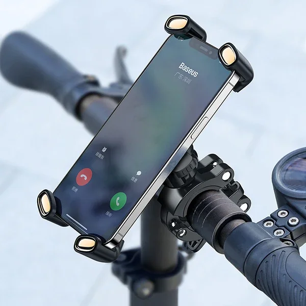 360° Dönebilen Bisiklet & Motosiklet Telefon Tutucu - 4.7-6.7" Dayanıklı Pençe Tutucu