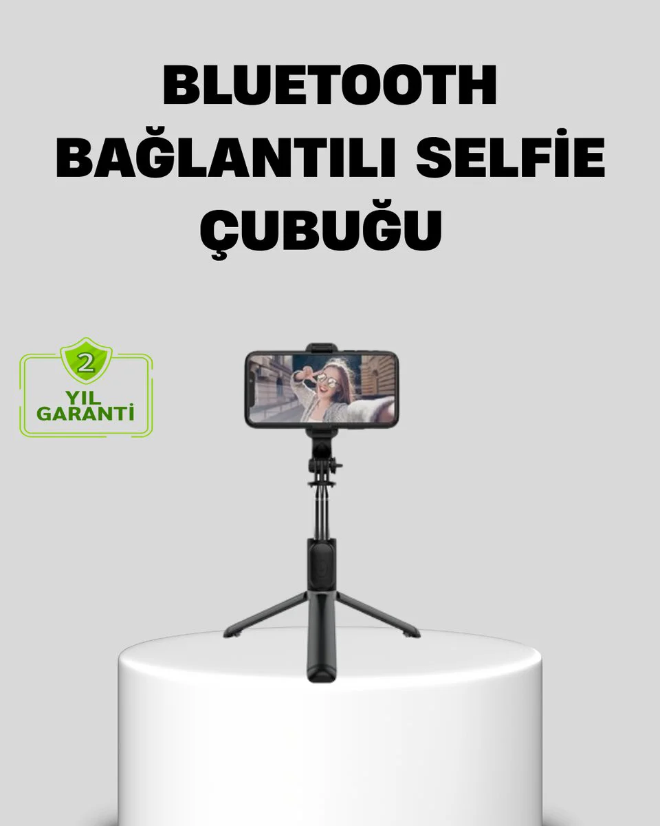 360° Dönebilen Bluetooth Selfie Çubuğu – Profesyonel Fotoğraf ve Video Çekimi