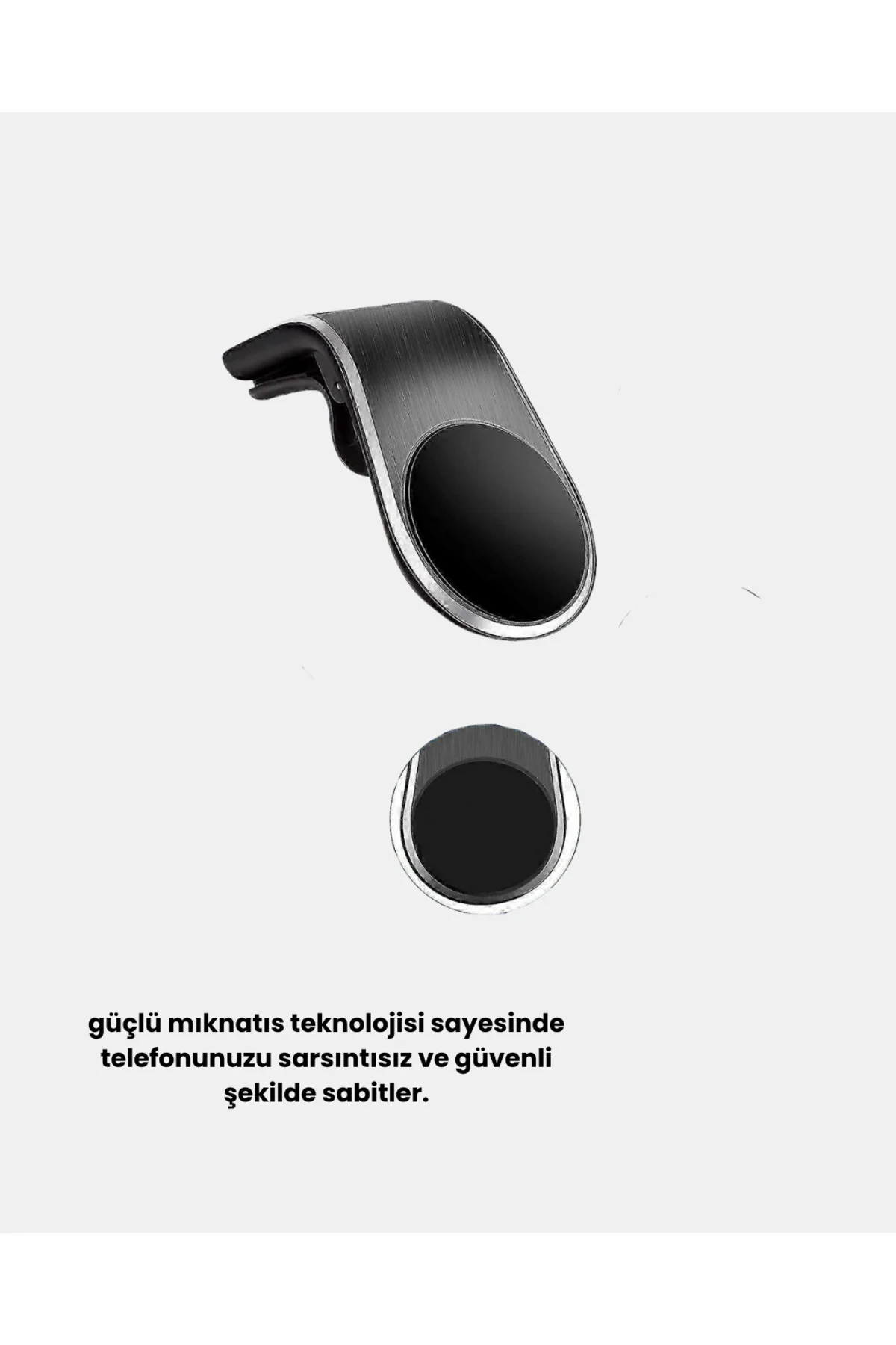 360° Dönebilen Manyetik Araç Telefon Tutucu Sarsıntısız Ve Şık Tasarımlı