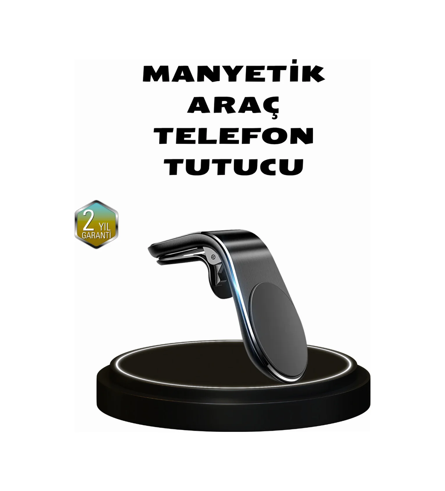 360 Dönebilen Manyetik Araç Telefon Tutucu Sarsıntısız Ve Şık Tasarımlı