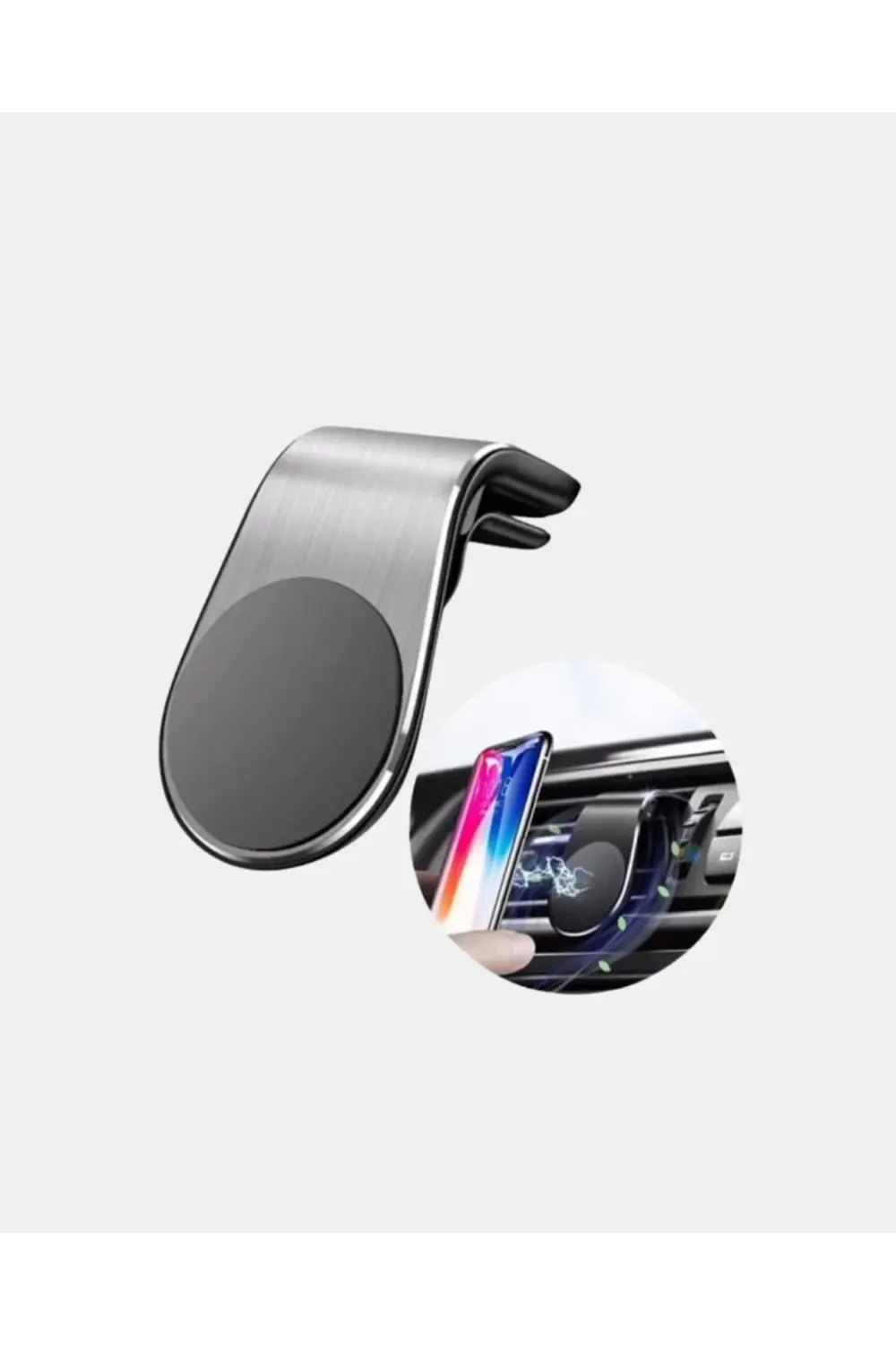 360° Dönebilen Manyetik Araç Telefon Tutucu Sarsıntısız ve Şık Ta