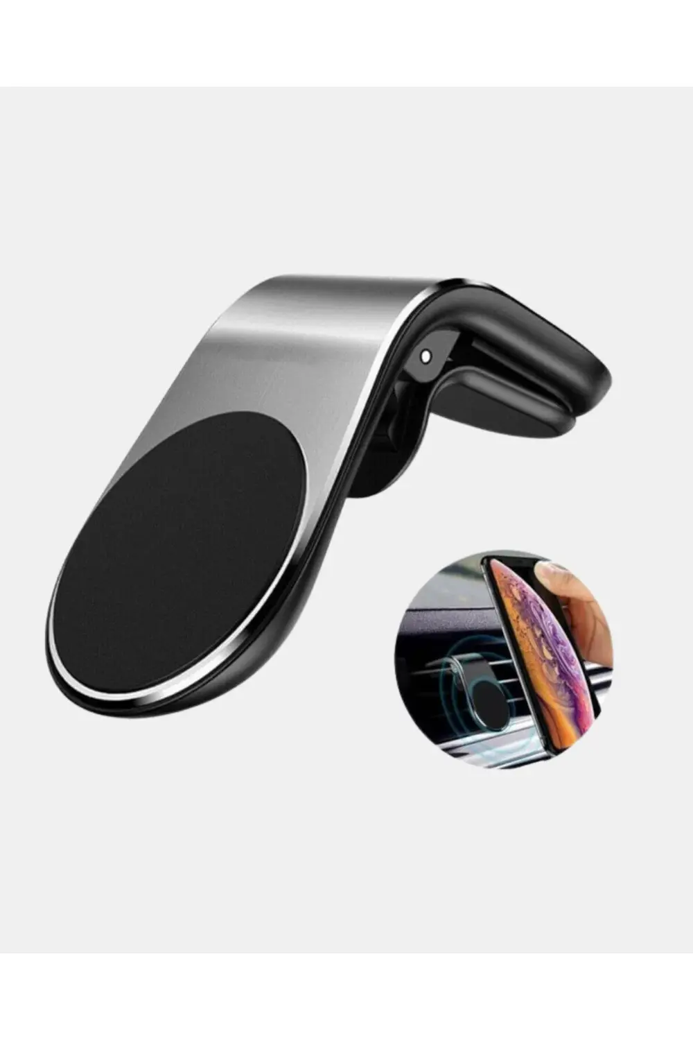 360° Dönebilen Manyetik Araç Telefon Tutucu Sarsıntısız ve Şık Ta